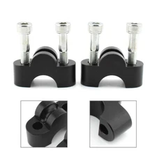 Motorcycle Handle Bar Riser Handlebar Mounting Clamp For HONDA CB1100 RS Black