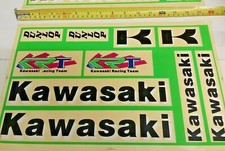 X4 KAWASAKI ZXR ZZR MOTORCYCLE   DECALS STICKER SHEET STICKERS 4 SETS BADGE