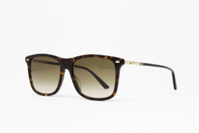 Gucci Unisex Square Sunglasses GG0518S-002 Havana Gold 54mm  display picture 3