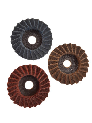 Metalynx Max 115 mm Scotchbrite Fächerscheiben Polierscheibe grob mittelfein