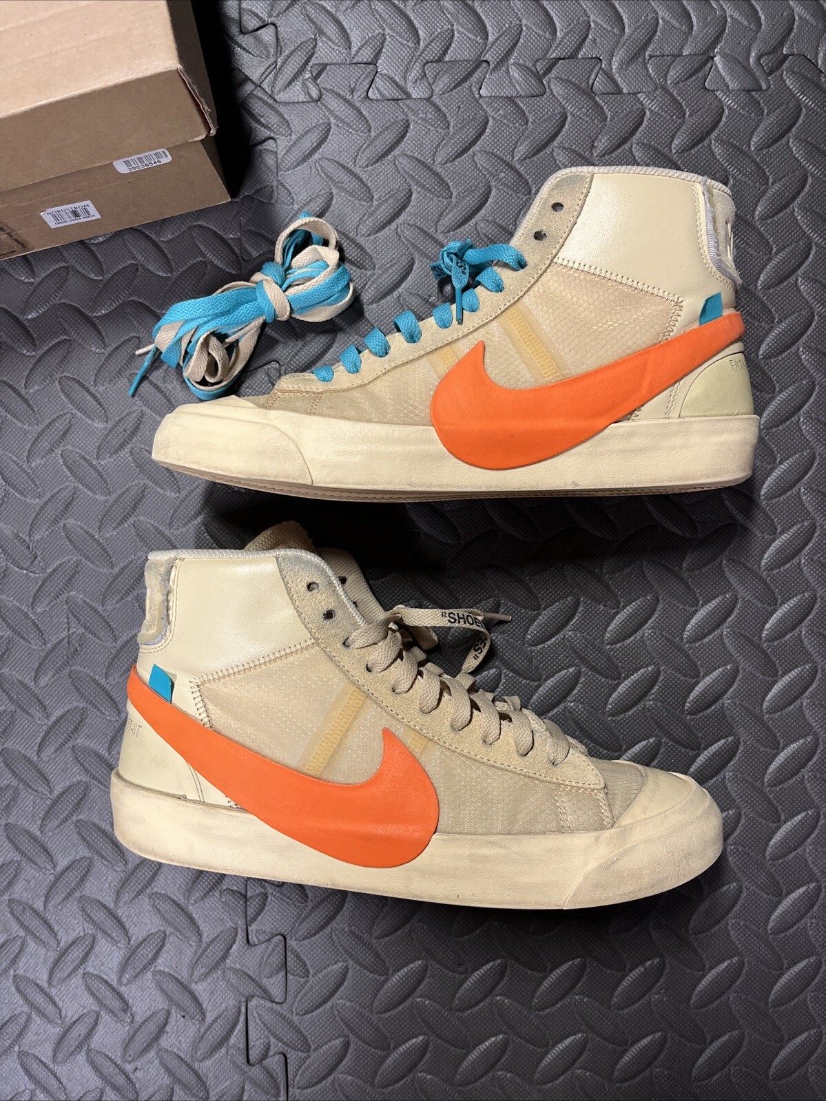 OFF WHITE X NIKE Taglia 8 5 Blazer Nike Mid x OFF WHITE All Hallows Eve 2018 US EX3832 700