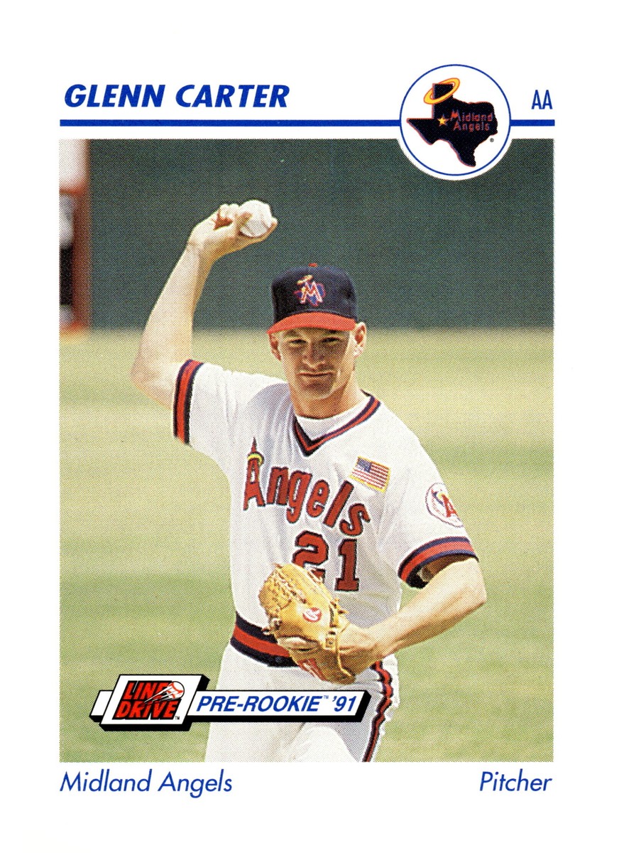 1991 Line Drive AA #429 Glenn Carter | eBay