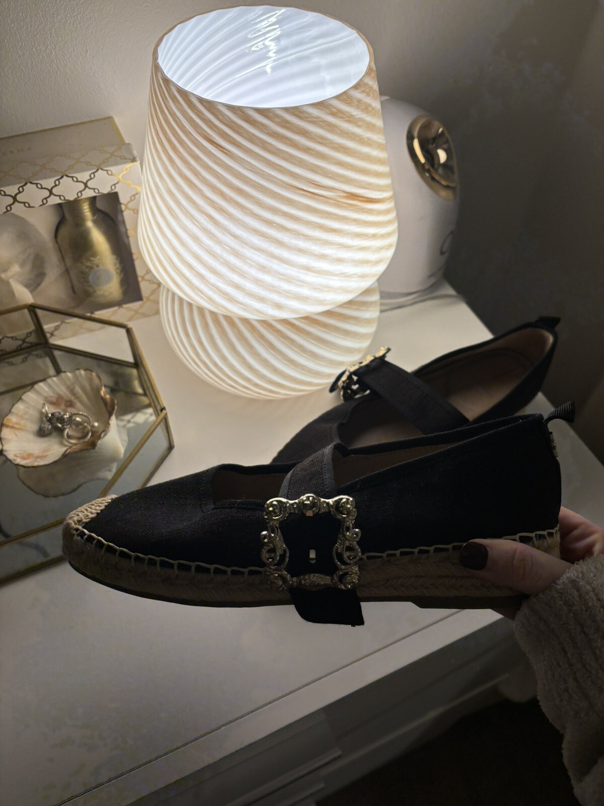 Sam Edelman Women's Maddy Mary Jane Flats, Style# I9541F1001, Size 8.5, Black