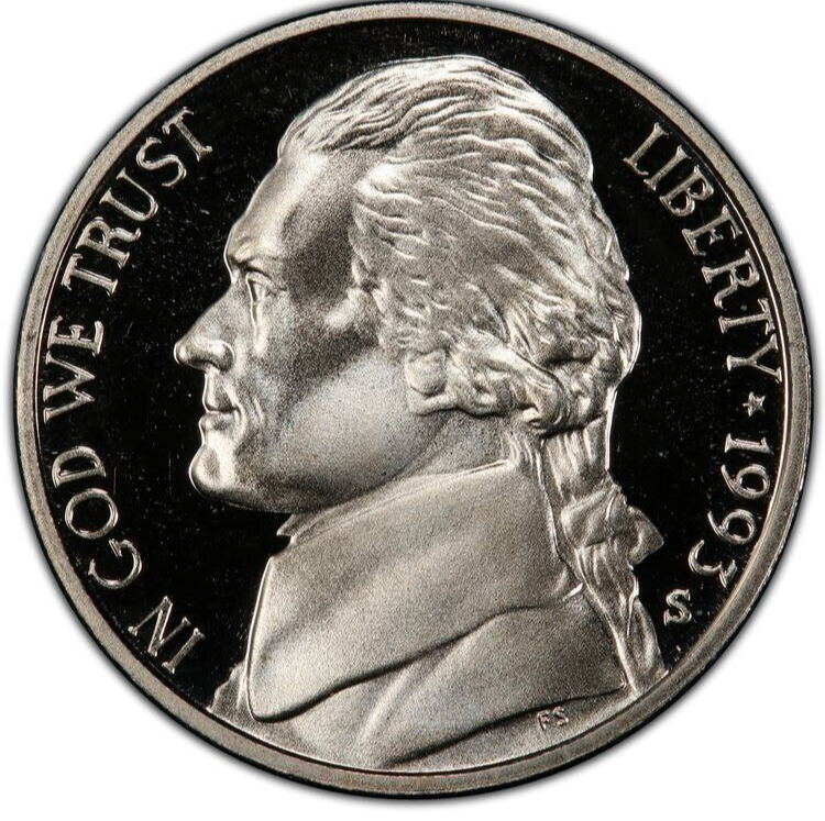 1993S Proof Jefferson Nickel | eBay