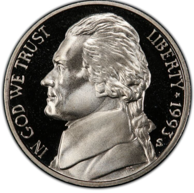 1993S Proof Jefferson Nickel | eBay