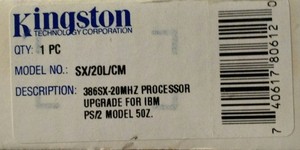 KINGSTON-SX-20-CM-IBM-PS-2-50-50Z-or-60-processor-upgrade-New-sealed-complete