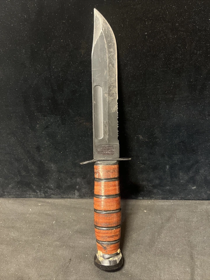 10" US MARINE 1942 Táctico Caza Supervivencia Combate Hoja Fija Militar Segunda Guerra Mundial Foto 2 de 2