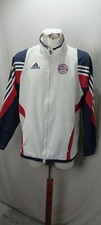 Articolo e1642 giacca Adidas calcio Bayern Monaco vintage taglia S poliestere bi