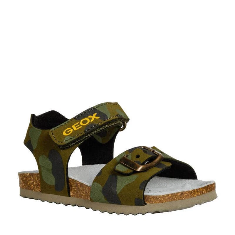 Sandalias Ni o Verde Militar de GEOX Chalki Boy B922QA