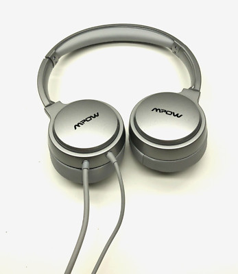 MPOW PA071A USB Wired Computer Headset Headphone Microphone Silver Works