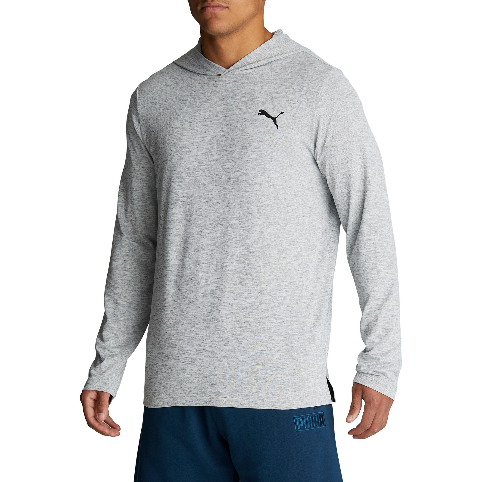 PUMA performance pullover hoodie GRAY Large for sale online | eBay