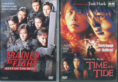 Trained to Fight + Time and Tide (DVD) Tsui Hark/China-Action 90`s (UNCUT)