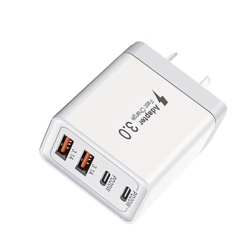 Fast Charge USB Phone Charger USB PD Port Wall Charger Power Adapter US Plug - Zdjęcie 2 z 8