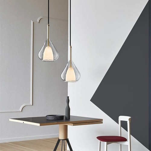 3X Shop Pendant Light Home Glass Lamp Bar Chandelier Light Kitchen Ceiling Light - Picture 15 of 15