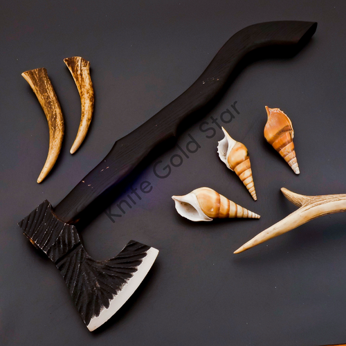 Damascus Steel Blade Reproduction Collectible Axes & Hatchets Hand