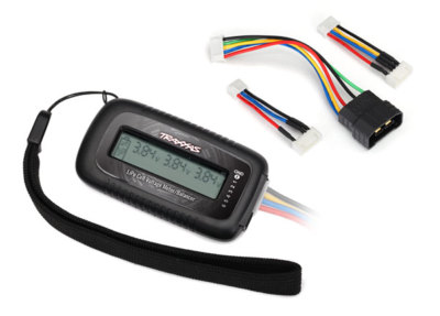 Traxxas 2968X iD Lipo Battery Voltage Checker/Balancer w/TRA2938X Lead Adapter