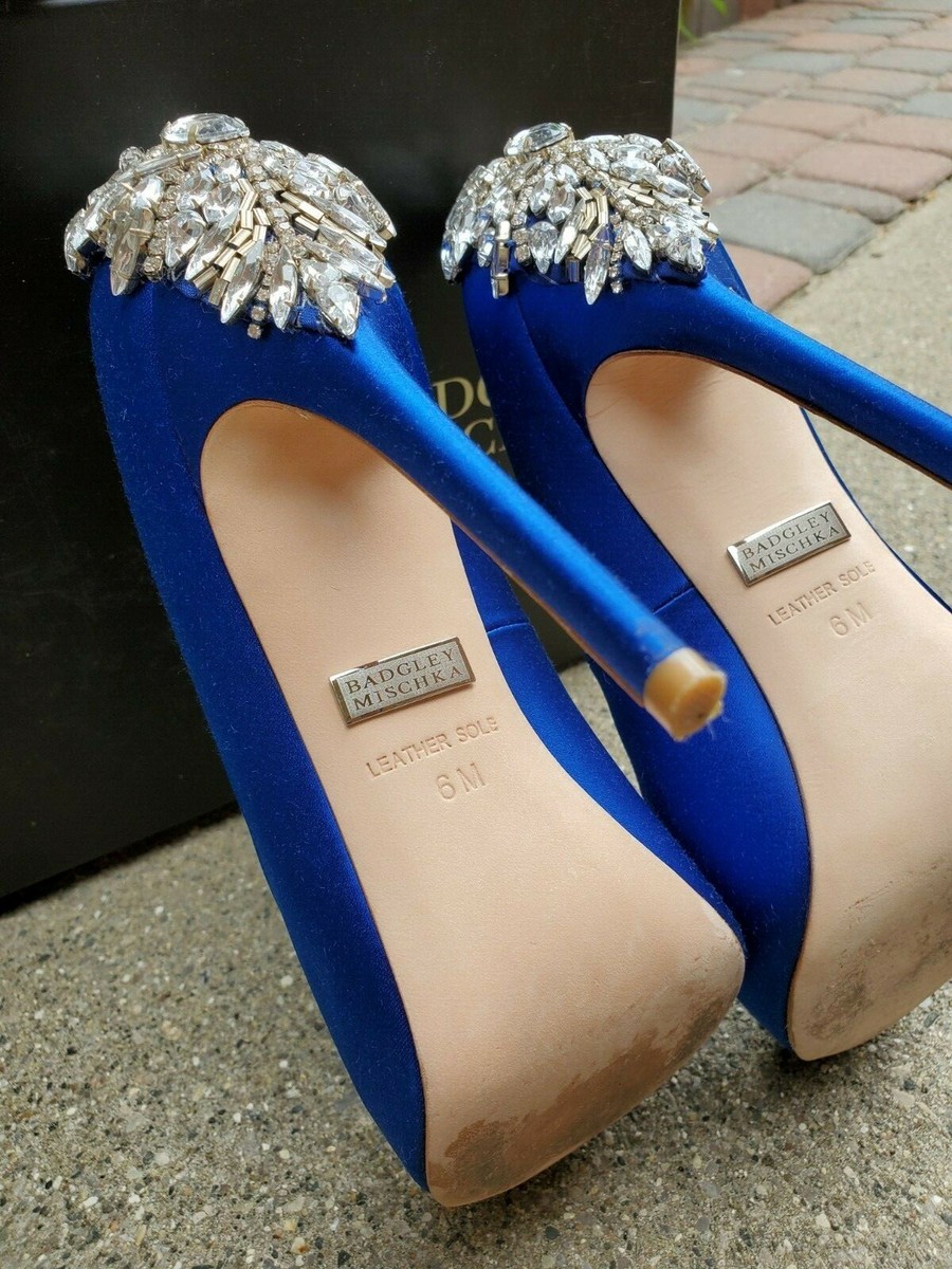 Badgley Mischka Kiara Embellished Peep-Toe Evening Pumps | eBay Badgley Mischka Kiara Embellished Peep-Toe Evening Pumps | eBay