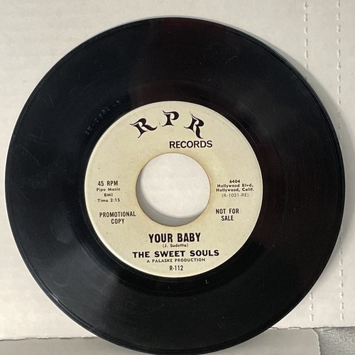 The Sweet Souls I Wanna Make It With You, Your Baby RPR US Promo R112 Soul - Imagen 2 de 4