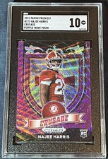 2021 Prizm DP Najee Harris Rookie RC Crusade Purple Wave Prizm #172 SGC 10 GM
