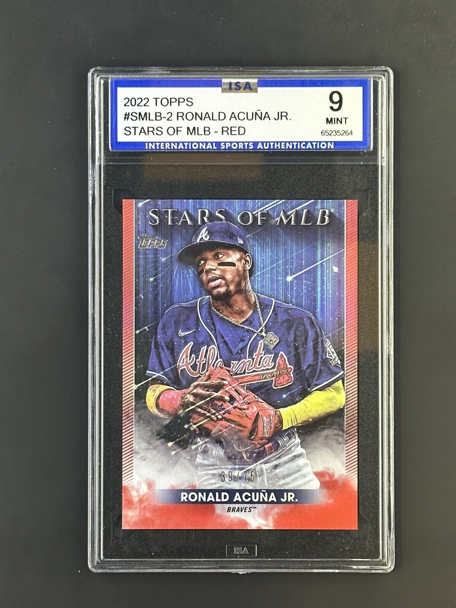 Bryan Acuna 2022年直書き直筆サインカード　75枚限定 2022 Topps - Ronald Acuna Jr. - Stars of MLB - Red /75