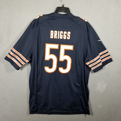 Chicago Bears Lance Brigg Nike Navy Game Retired Player