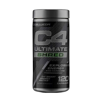CELLUCOR C4 ULTIMATE SHRED 120 CAPS ENERGY & THERMOGENIC *GNC EXCLUSIVE*