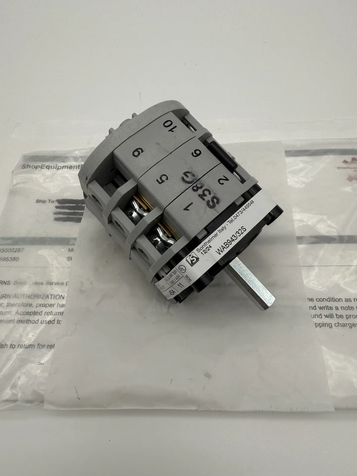 Motor eléctrico de 2 HP para cambiadores de neumáticos Coats 9024e APX80E APX90E con interruptor 85000287 Foto 4 de 4