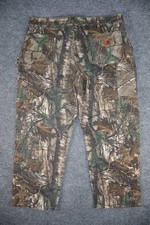 Vintage Carhartt Realtree Camo Carpenter Pants 42x29 USA Made B158 Workwear