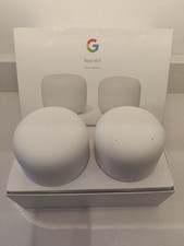 Google Nest Wifi 5 , Router & Point, Boxed with instructions