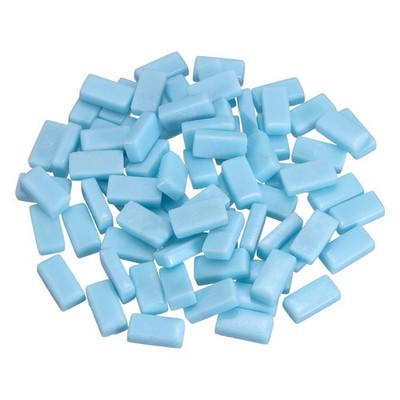 200g 70 Pieces 0.4'' x 0.8'' Iridescent Rectangle Mosaic Tiles (Sky Blue)