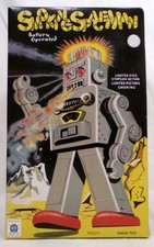 Ha Ha Toy TR2011 Smoking Spaceman Battery Operated Robot Untested with Box