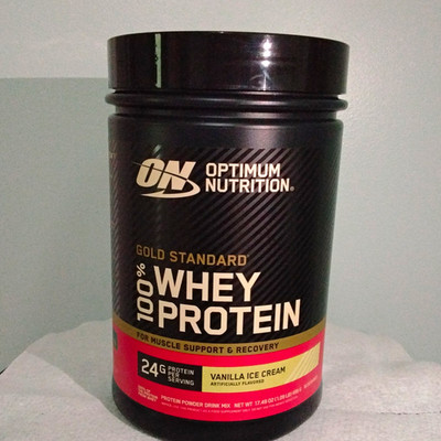 Optimum Nutrition Gold Standard 100% Whey Powder Vanilla Ice Cream 17.49 oz
