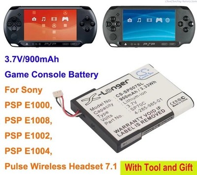Cameron Sino 900mAh Game Console Battery SP70C for Sony PSP E1000, PSP E1002, PS