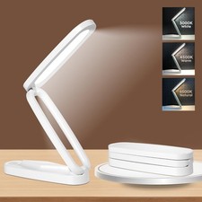 Rechargeable Desk Table Lamp - Small LED Office Home & Battery Operated Cordless