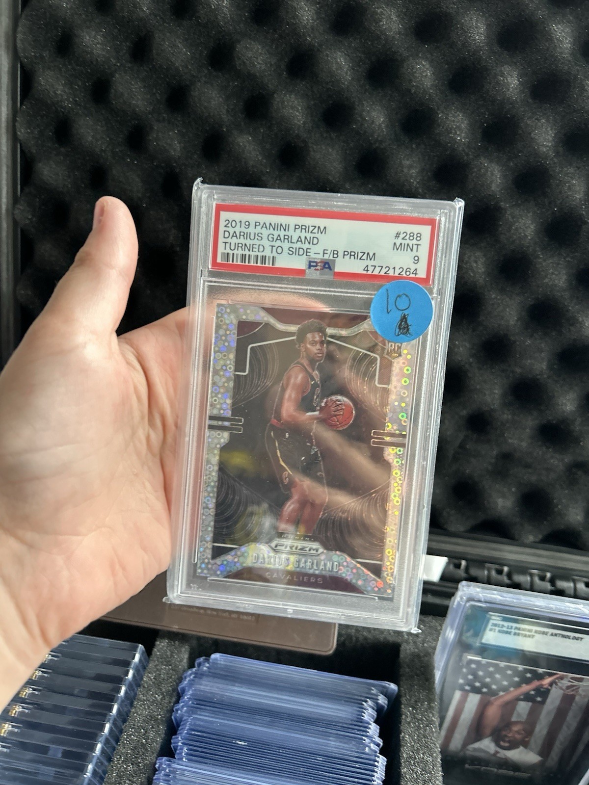Panini 2019-20 Prizm Darius Garland RC #288 Fast Break Prizm PSA 9