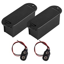 szzijia 9V Battery Box Case Holder for Active Guitar Bass Pickup 81.4x29x31mm