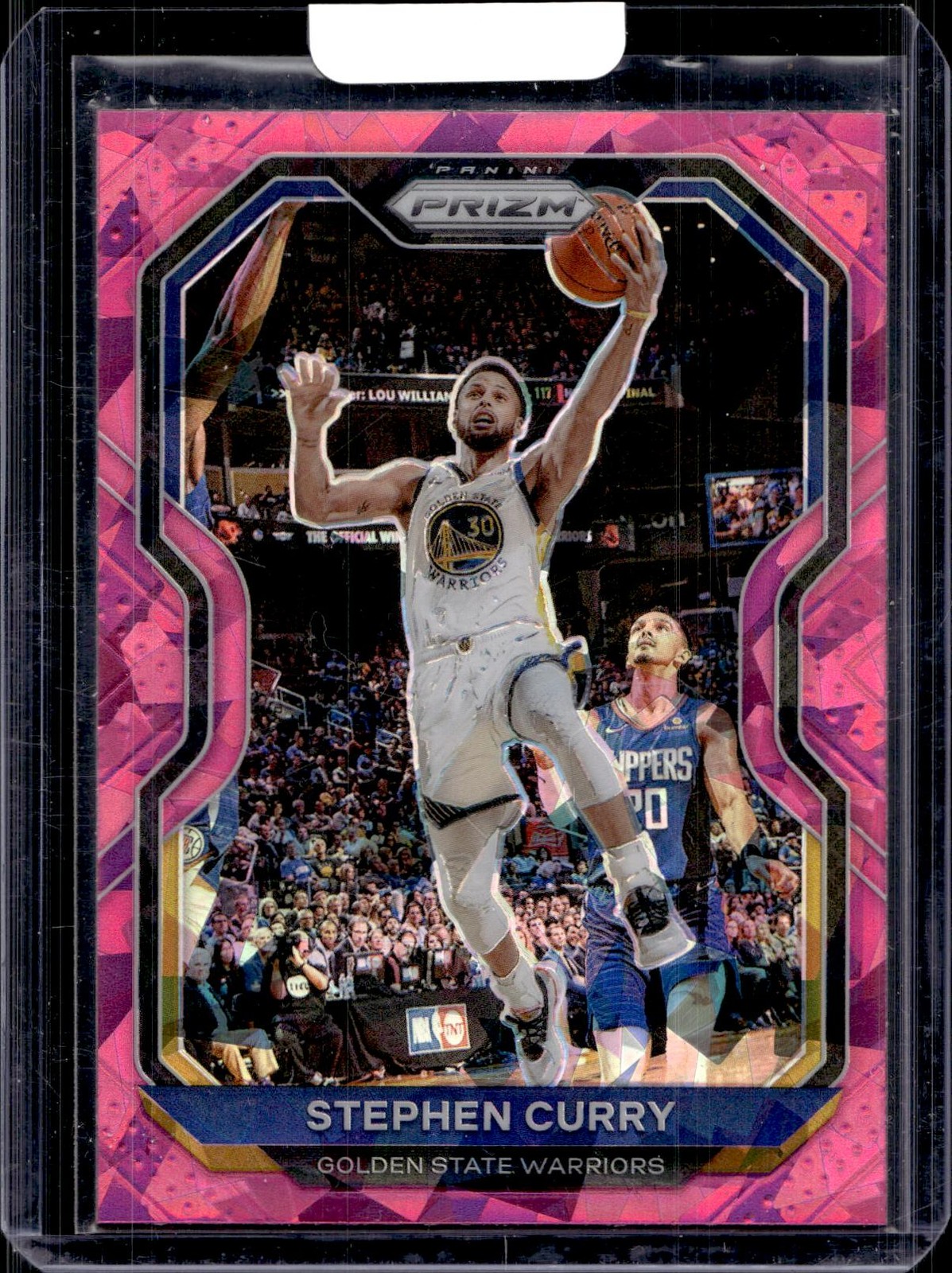 2020-21 Panini Prizm #159 Stephen Curry Pink Ice Prizms