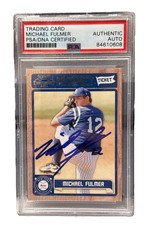 MICHAEL FULMER signed (Seattle Mariners) Topps 2011 Playoff Card PSA 84610608