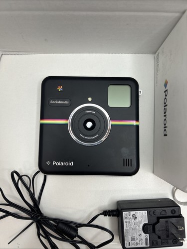 Polaroid Socialmatic Instant Digital Camera (Black)-New with Defective Battery - Picture 2 of 12