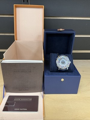 Louis Vuitton Automatic Watch Escape Time Zone Q5D20