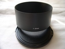 New Metal 67mm Telephoto Screw-in Lens Hood w/ Cap E67