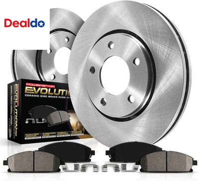 Front Brake Kit-Oe for 2006-2011 Honda Civic [Model Specific] Brake Rotors & Cer