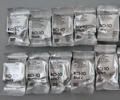 10 Canon BCI-10 BK BJ-30 BJC-50 BJC-70 BJC-80 BJC-85