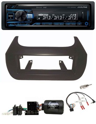 Alpine USB Bluetooth DAB Lenkrad Autoradio für Citroen Nemo Fiat Fiorino Peugeot