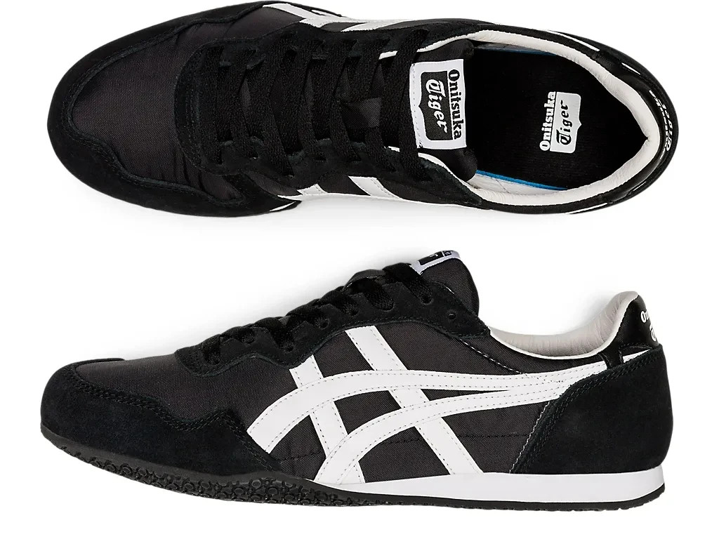 Asics Onitsuka Tiger SERRANO 1183B400 BLACK/WHITE Men's Women's