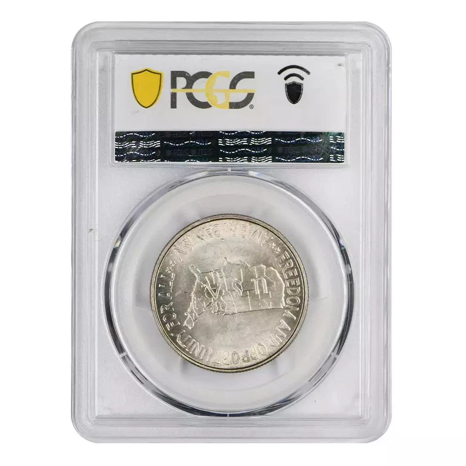 1952-D Washington-Carver Commemorative Silver Half Dollar PCGS MS66 - Image 4 of 4