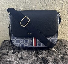 Tommy Hilfiger Women Navy And White Patterned...