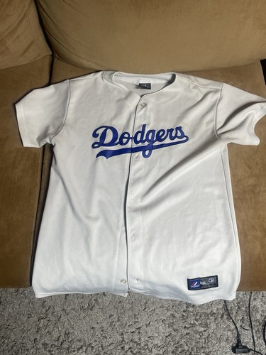 Maglia LA Dodgers Youth XL Puig #66 Majestic originale ricamata - Foto 2 di 11