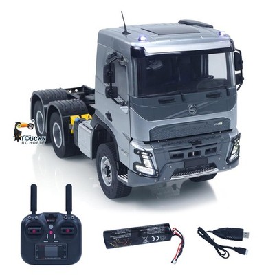 Double E 1/14 6*4 RC Tractor Truck FMX RTR 2Speed Vehicle Metal Gearbox Chassis