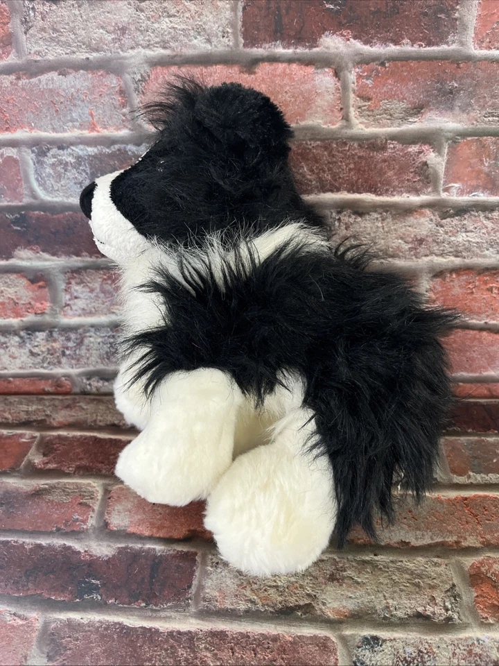 Ganz Webkinz Border Collie Plush Dog Black White HM413 NO CODE - Image 2 of 4